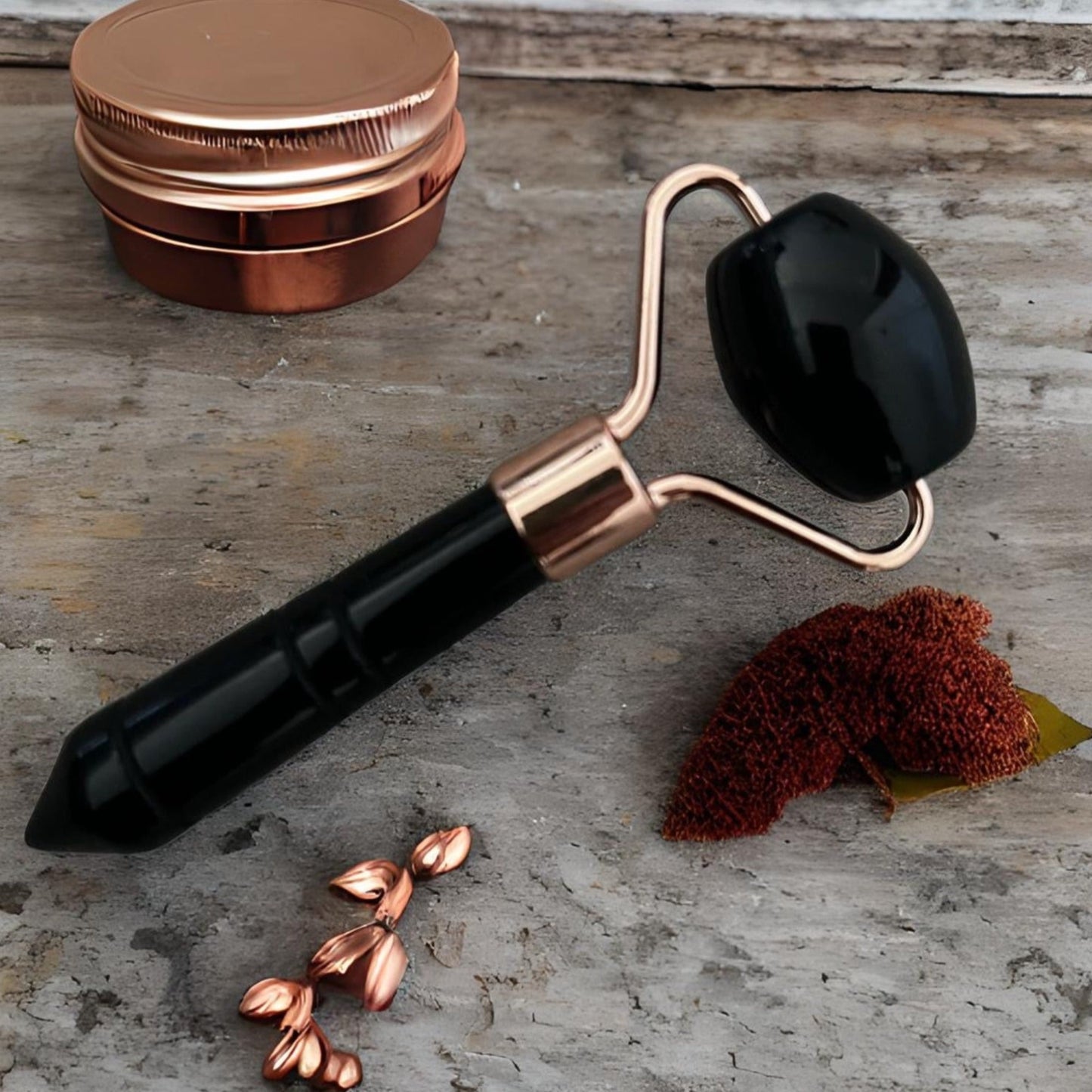 Black Obsidian Face Roller