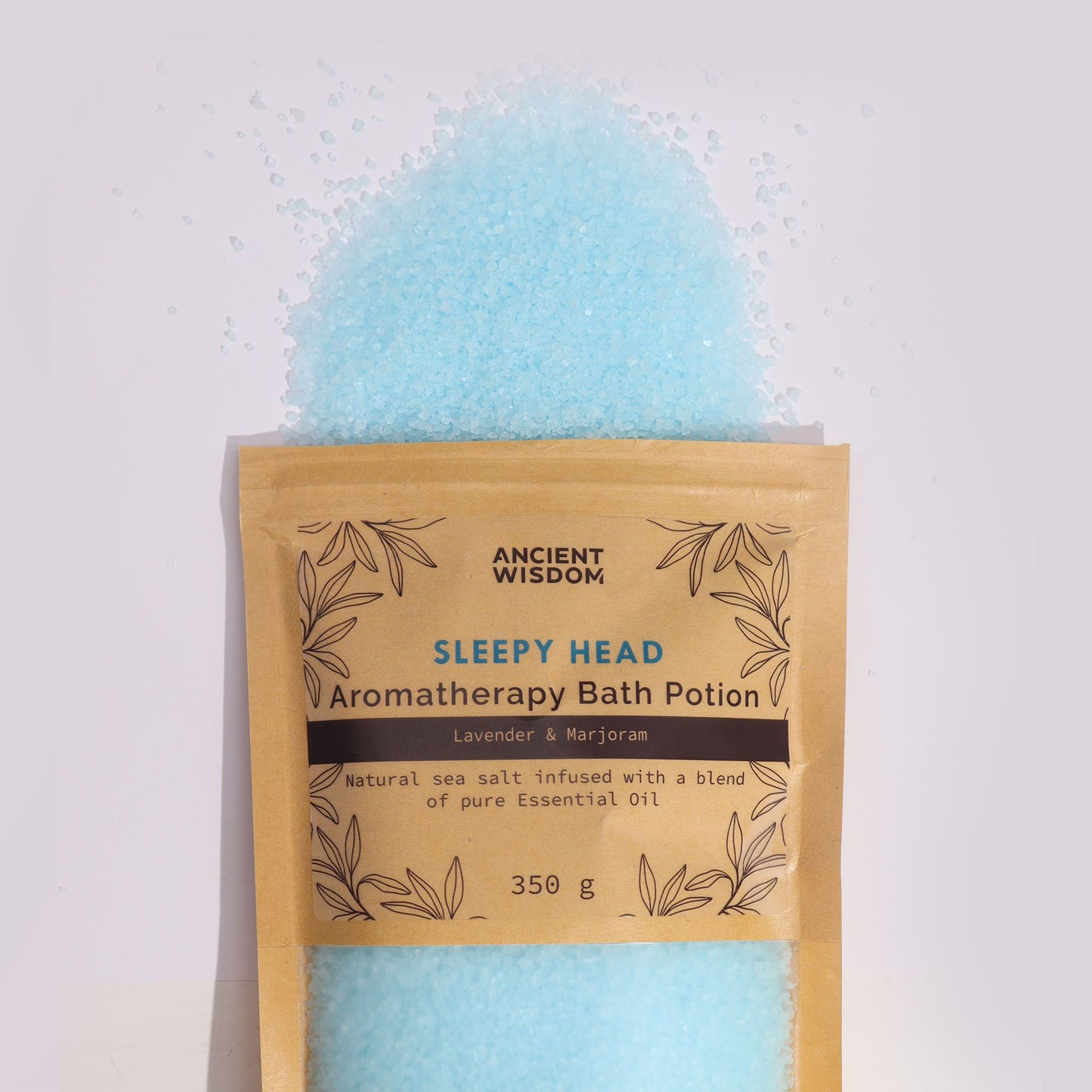 Aromatherapy Bath Potion in Kraft Bag 350g - Sleepy Heady