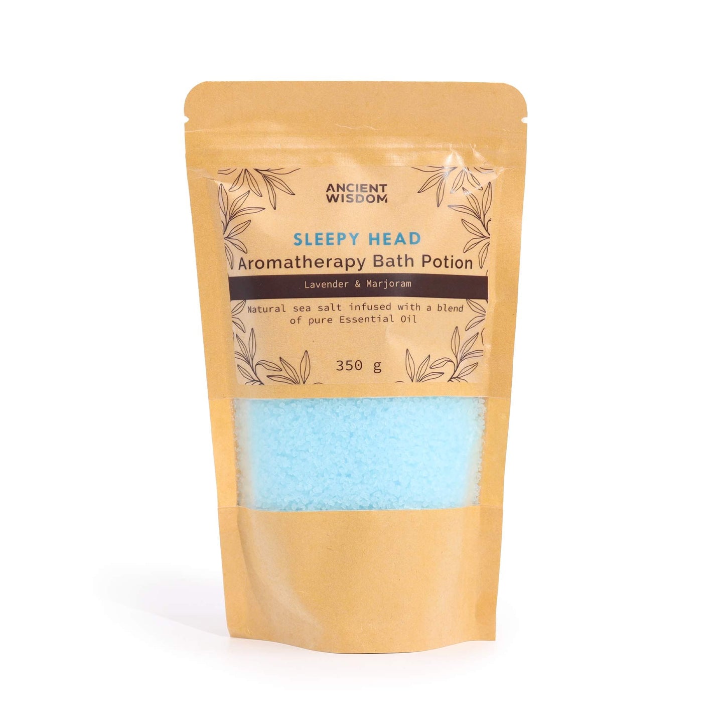 Aromatherapy Bath Potion in Kraft Bag 350g - Sleepy Heady